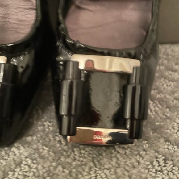 Prada Calzature Donna Black Patent Loafers - Picture 4 of 6